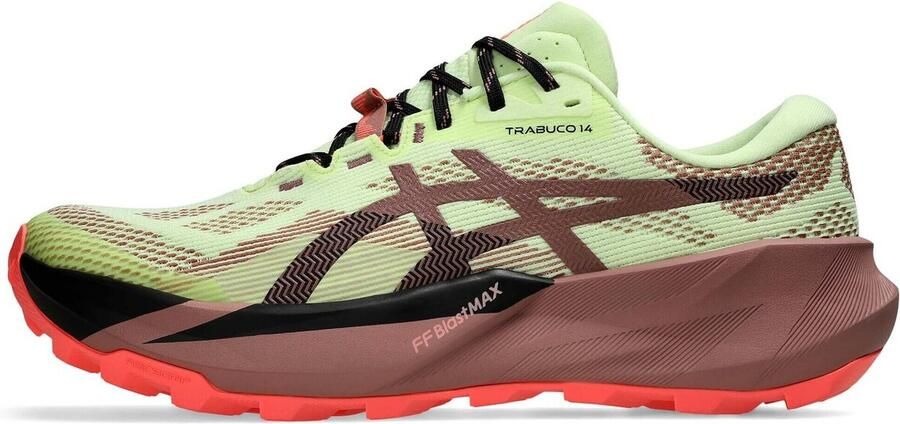 ASICS Trabuco 14 Trailrunningschoenen geel umeboshi