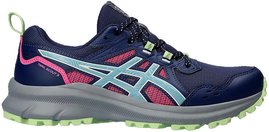 ASICS Trail Scout 3 1012B516-400 Vrouwen Marineblauw Hardloopschoenen - Foto 3