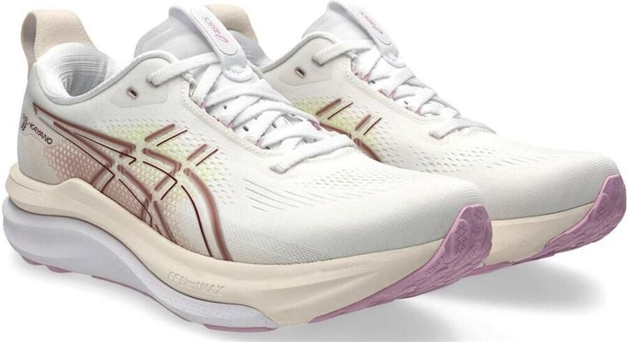 ASICS Women's Gel-Kayano 33 Hardloopschoenen wit purper