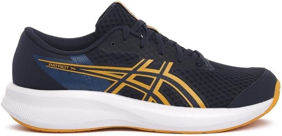 ASICS Patriot 14 hardloopschoenen donkerblauw oranje - Foto 5