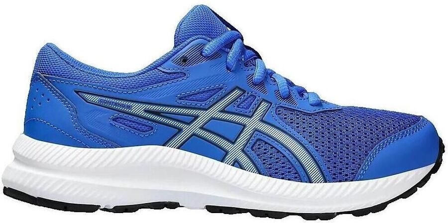 ASICS Gel-Contend 8 hardloopschoenen blauw zilver wit kids
