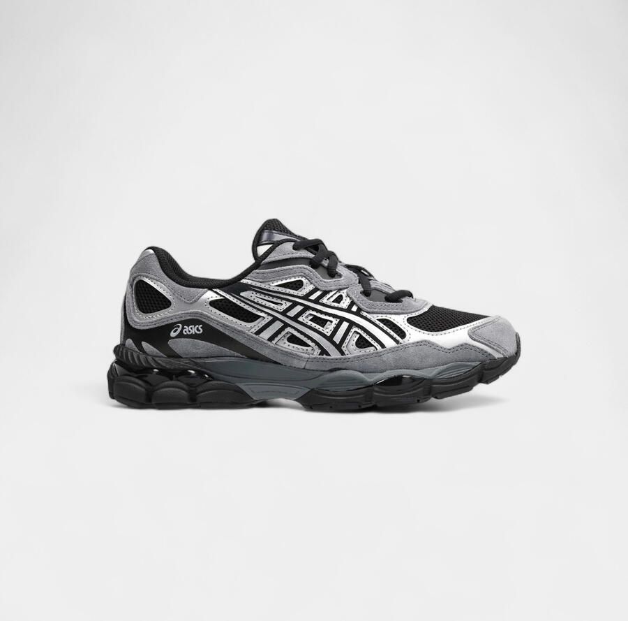 ASICS Lage Sneakers Gel-NYC Black Pure Silver Grey