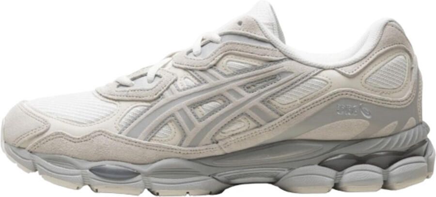Asics Crème Grijs Sneakers Modern Ontwerp - Foto 2