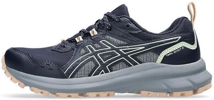 ASICS Trail Scout 3 hardloopschoenen donkerblauw groen - Foto 4
