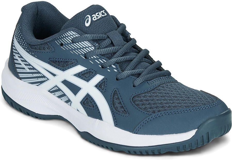 ASICS Upcourt 6 mesh sportschoenen donkerblauw wit - Foto 4