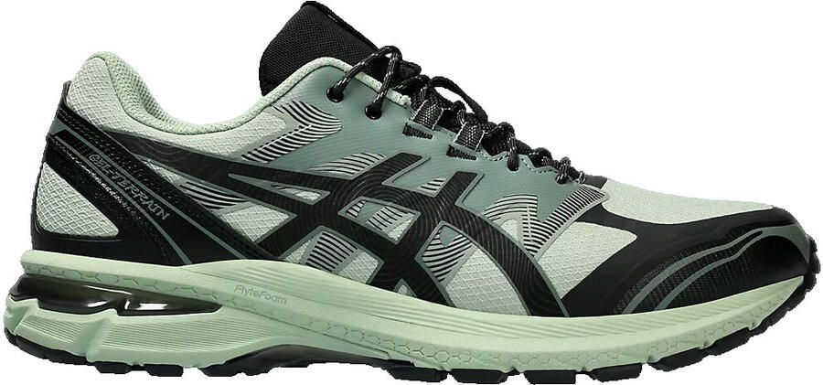 ASICS Gel Terrain heren sportschoenen Hardlopen Trail groen zwart Hardloopschoenen Wandelen - Foto 3