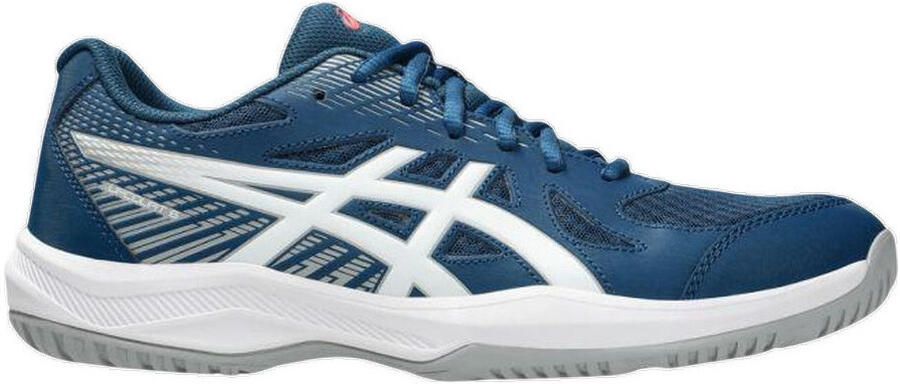 ASICS Upcourt 6 Indoorschoenen Mako Blue White Blauw Wit Upcourt Zaalsport Heren Indoorschoenen