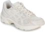 ASICS Tijger Gestreepte Mesh Sneakers Beige - Thumbnail 4