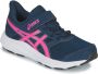 ASICS Jolt 4 PS hardloopschoenen donkerblauw roze kids - Thumbnail 3