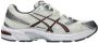 Asics GEL 1130 cream reddish brown Beige Mesh Lage sneakers Unisex - Thumbnail 4