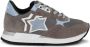 Atlantic stars Dames Sneakers Textiel Fluweel Rubber Zool Brown Dames - Thumbnail 3
