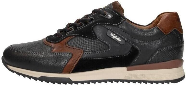 Australian Bakersville Sneakers Heren Leren Sneaker Zwart - Foto 7