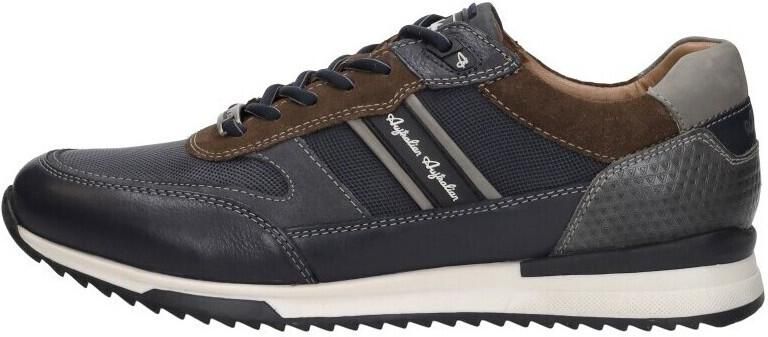 Australian Filmon Sneakers Heren Leren Sneaker Blauw - Foto 9