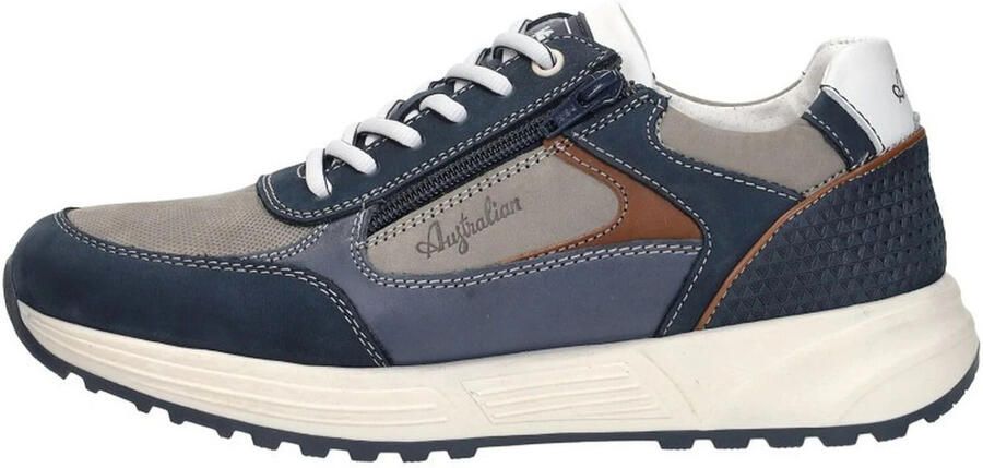 Australian Lage Sneakers Hawker Blue Leather 15170301-SO2 - Foto 8
