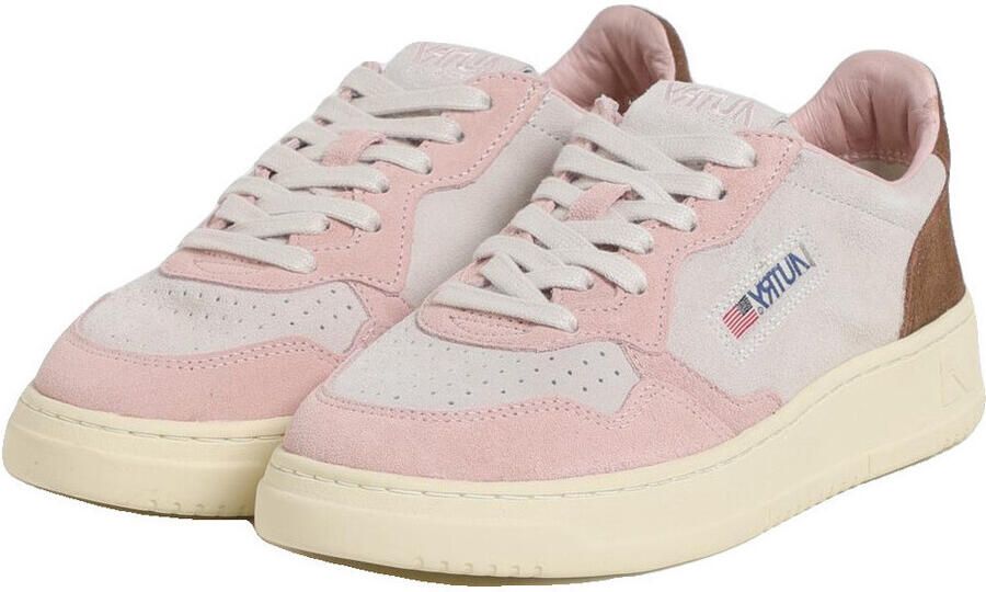Autry Vintage-geïnspireerde suède sneaker met geperforeerde neus Multicolor Dames - Foto 7