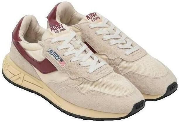 Autry Lage Sneakers Baskets Reelwind Low écru et bordeaux - Foto 2