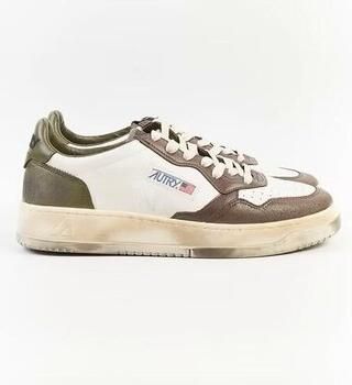 Autry Multicolor Vintage Sneakers Ronde Neus Vetersluiting Multicolor Heren - Foto 5