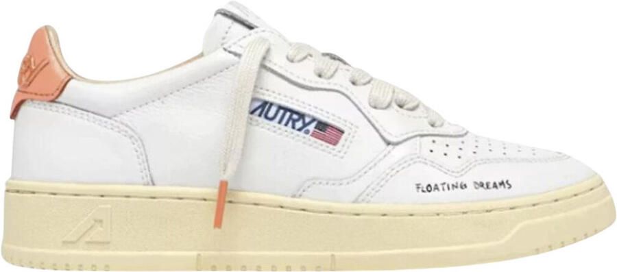 Autry Lage Sneakers Medalist DL White Peach Pink ( 's)