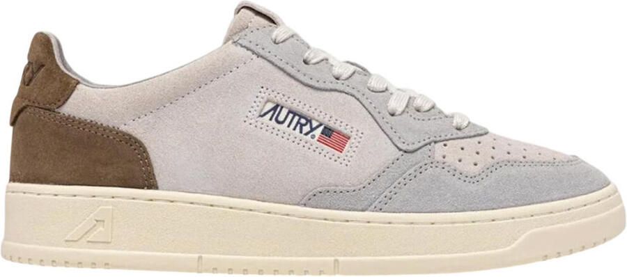 Autry Lage Sneakers Medalist Low Beige Brown