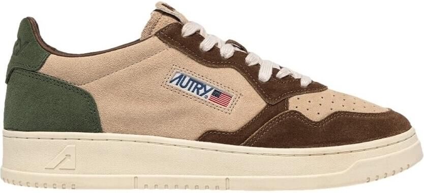 Autry Lage Sneakers Medalist Low M Tricolor Caper Suede Land