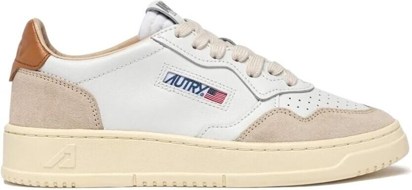 Autry Lage Sneakers Medalist Low Suede M White Lion