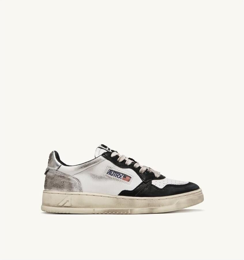 Autry Super Vintage sneaker met leren details - Foto 4
