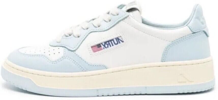 Autry Lage Leren Blauwe Medalist Sneakers Multicolor Dames - Foto 2