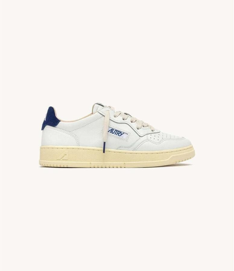 Autry Sneakers Medalist Low Blanco Azul