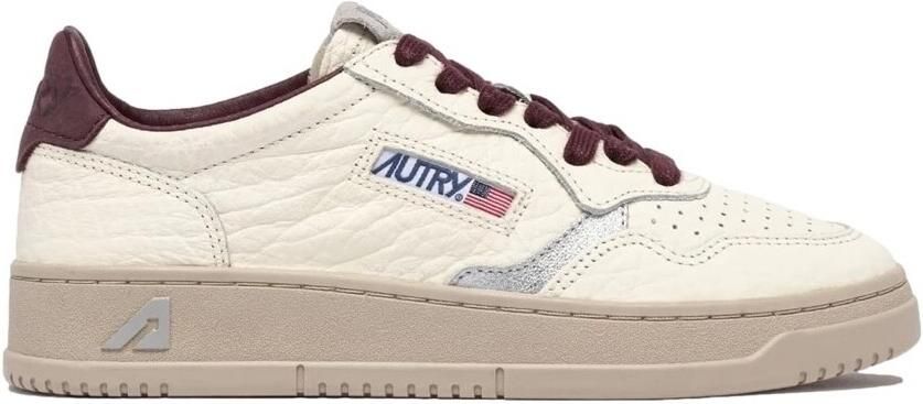 Autry Sneakers Medalist Low Leather W Fig Silver