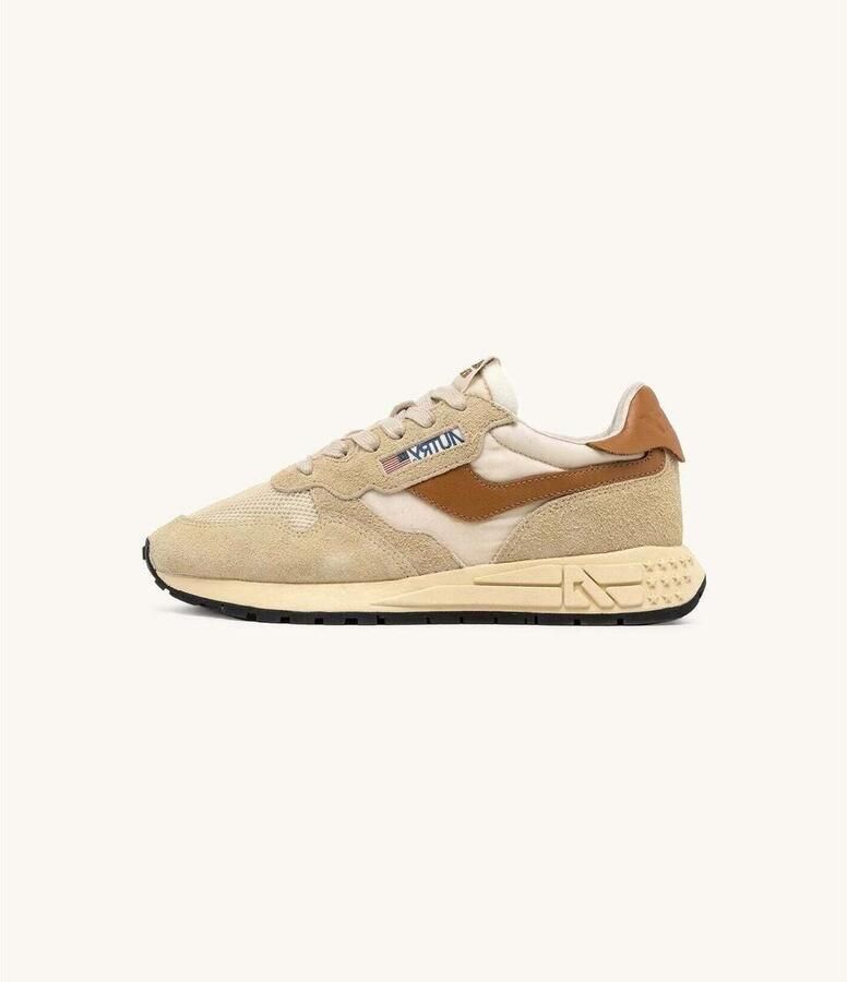 Autry Sneakers Reelwind Low Man Ecru Camel