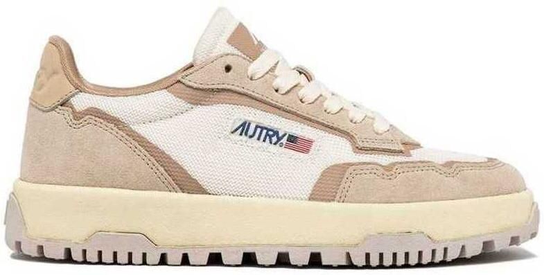 Autry Sneakers Wildpace Low Woman White Brown