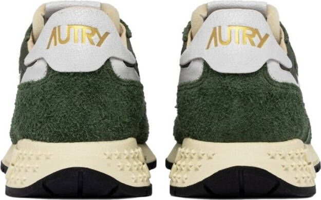 Autry Lage Sneakers Reelwind Low M Nylon Crack White Military
