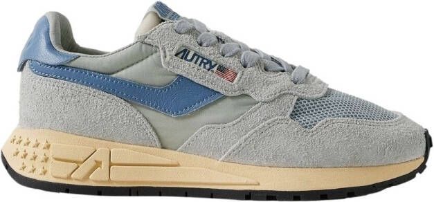 Autry Lage Sneakers Reelwind Low W Suede Netglacier