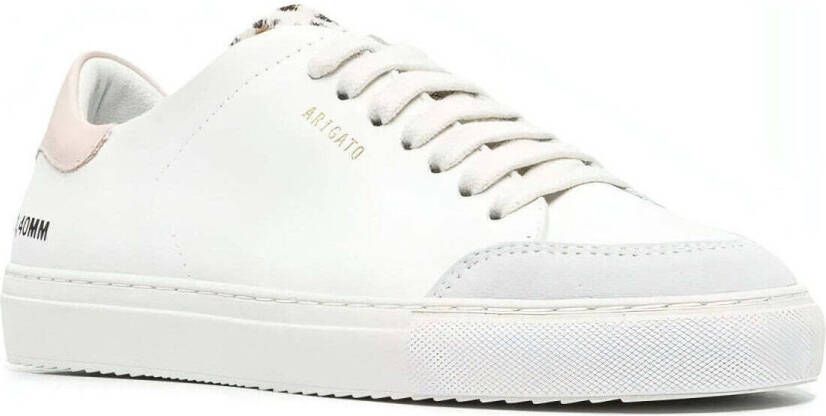 Axel Arigato Clean 90 Triple Sneakers Leer Wit Roze Leopard White Dames - Foto 7