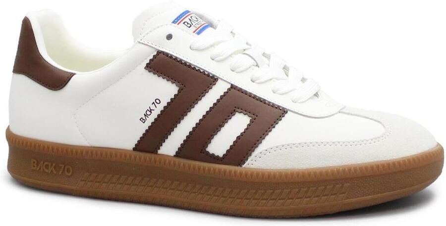 Back70 Heren Sneakers Double V26-04 Cuoio Off White - Foto 2