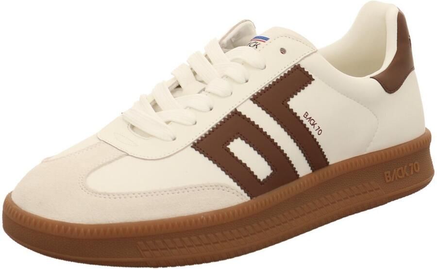 BACK70 Lage Sneakers Heren Double Maat: 40 Materiaal: Leer Kleur: Wit - Foto 5