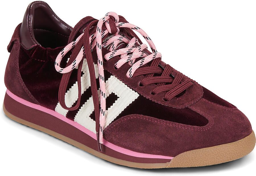BACK70 Lage Sneakers Dames Rocket Suède Bordeaux - Foto 8