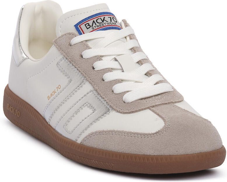 Back70 Lage Sneakers BACK 70 METALLIC SILVER