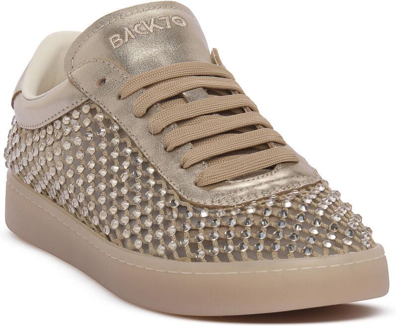 Back70 Lage Sneakers BACK 70 STRASS GOLD