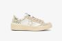 2Star Witte leren sterren sneakers met studs - Thumbnail 2