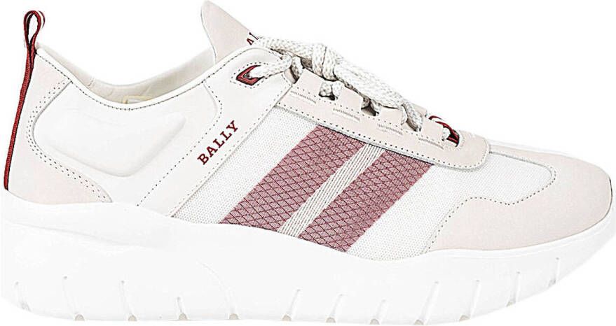 Bally Heren Sneakers met Versterkte Hiel White Heren