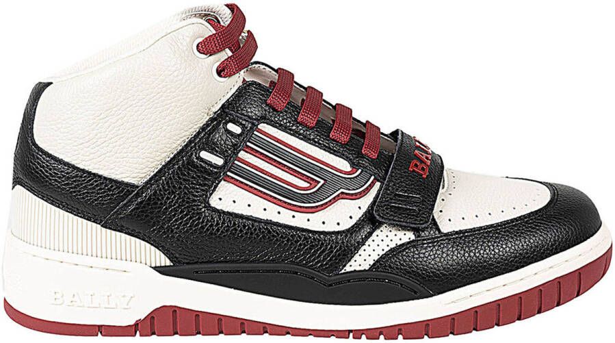 Bally Hoge Lace-Up Sneakers Zwart Heren - Foto 2