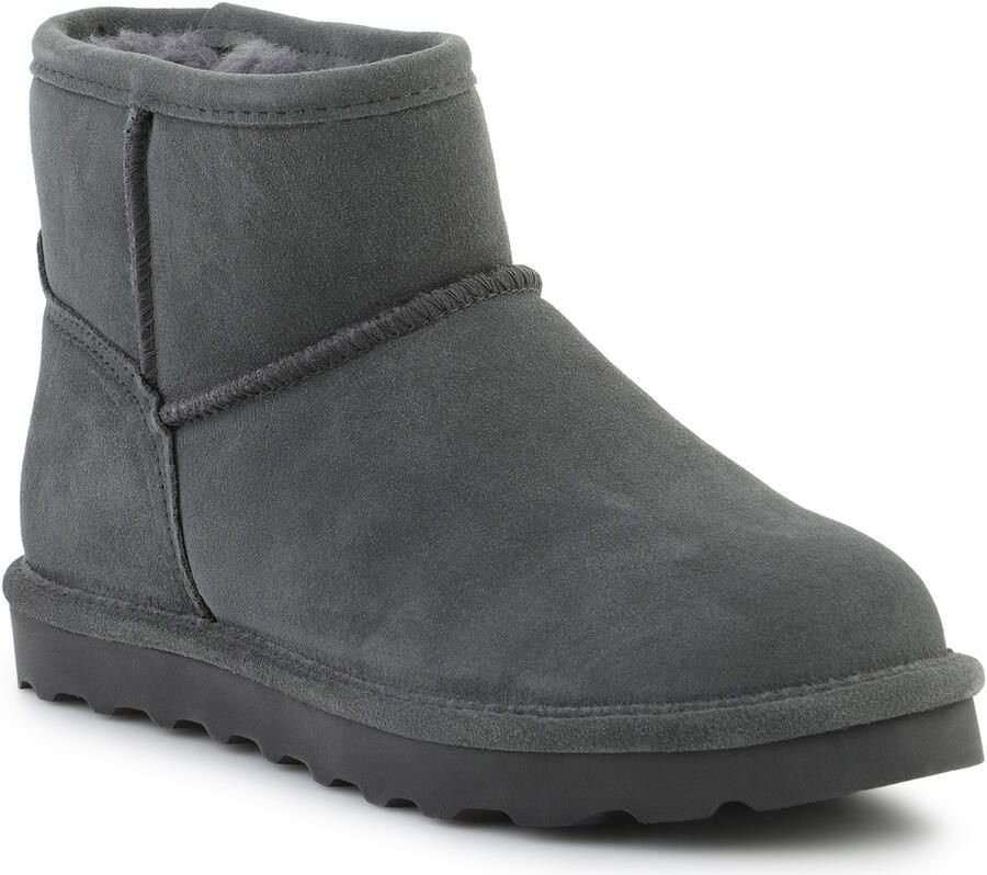 Bearpaw Alyssa dames winter enkellaars lamsvacht laars 2130W Gadget Grijs - Foto 2