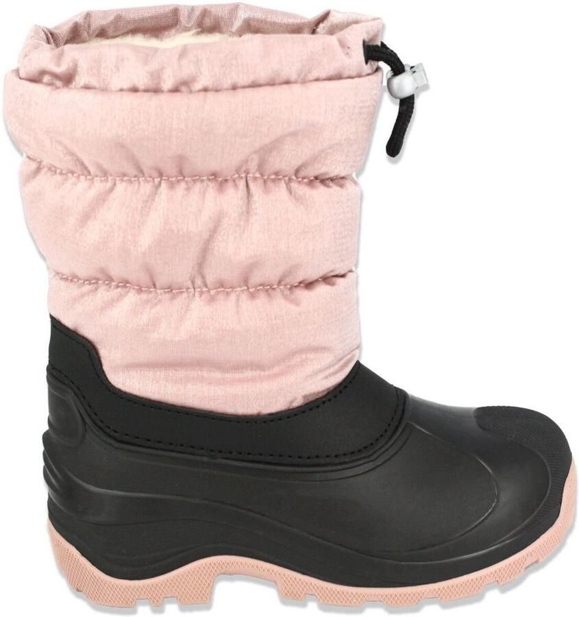 BECK Snowboots rosa zwart