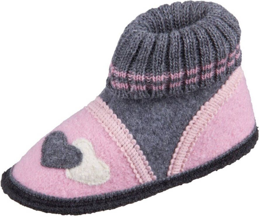 Beck huisschoenen little hearts Wit