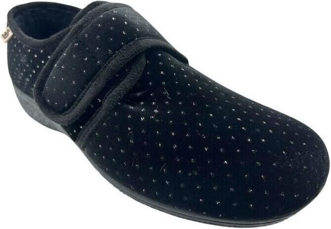 Berevere Pantoffels Pies delicados señora in 6401 negro