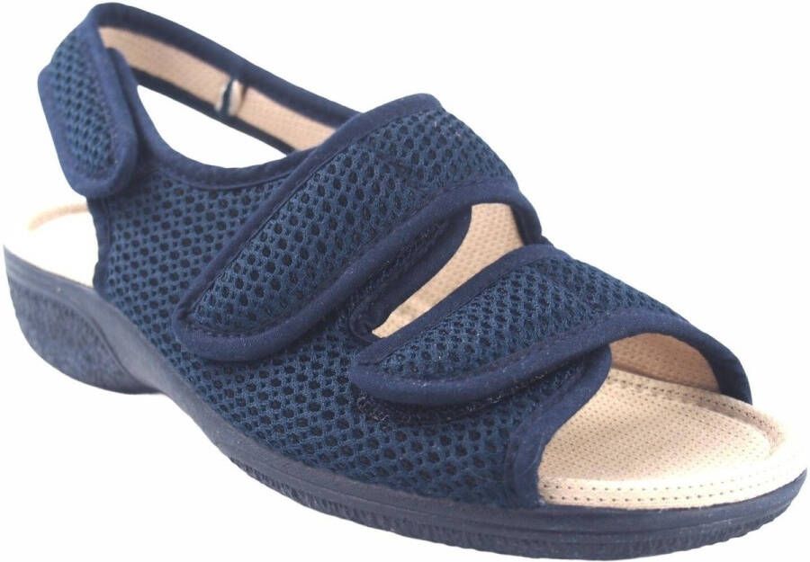 Berevere Sportschoenen Fijne voeten dame v 6070 blauw Schoenen