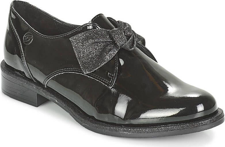 Platte schoenen voor Dames Schoenen voor voor Platte schoenen voor  Veterschoenen en laarzen Betty London Nette Schoenen Joutaime in het Zwart  allware.com.br
