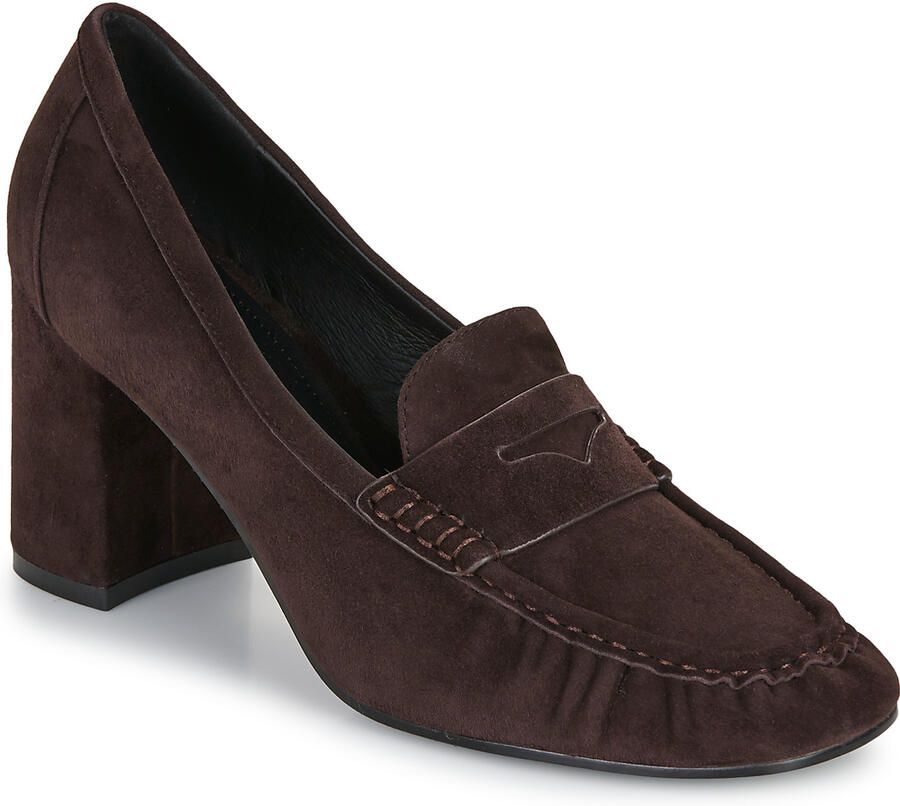 BIBI LOU Clogs Dames Lyra Pumps 80 Suède Bruin