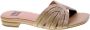 Bibi Lou Dames slippers brons - Thumbnail 1